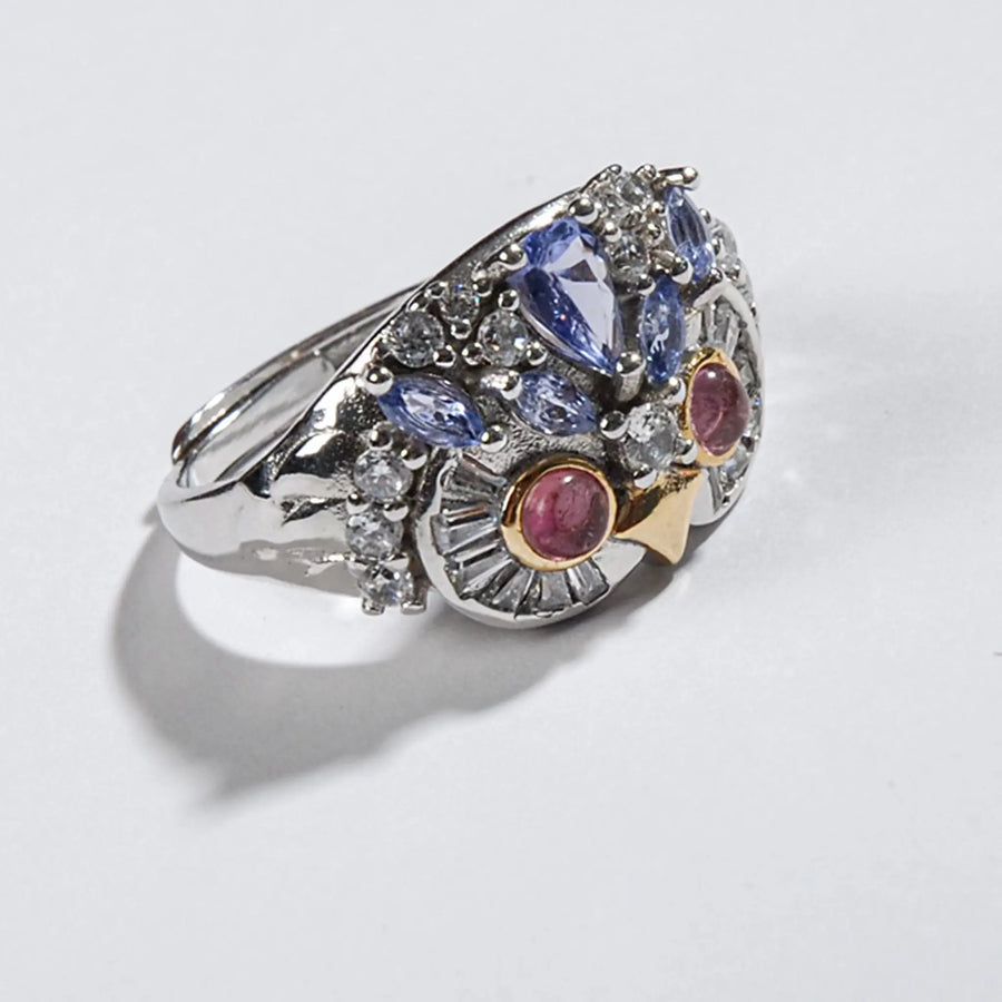 Owl Tanzanite Ring