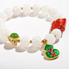 Hetian Jade Cinnabar  Bracelet