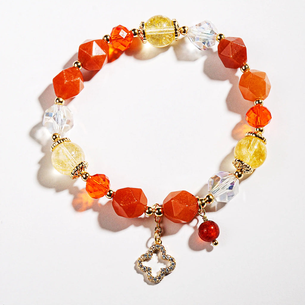 Agate Crystal Bracelet