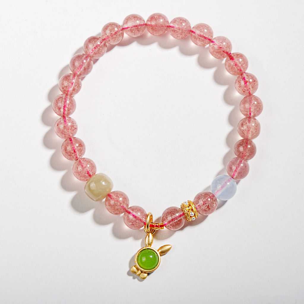 Strawberry  Quartz Bracelet