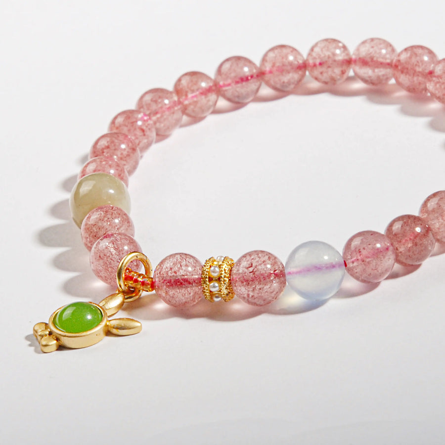 Strawberry  Quartz Bracelet