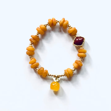 Old Amber SouthRed Agate bracelet