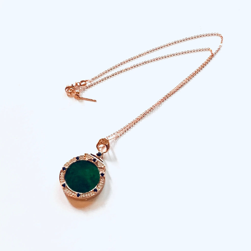 Jadeite Round Pendant