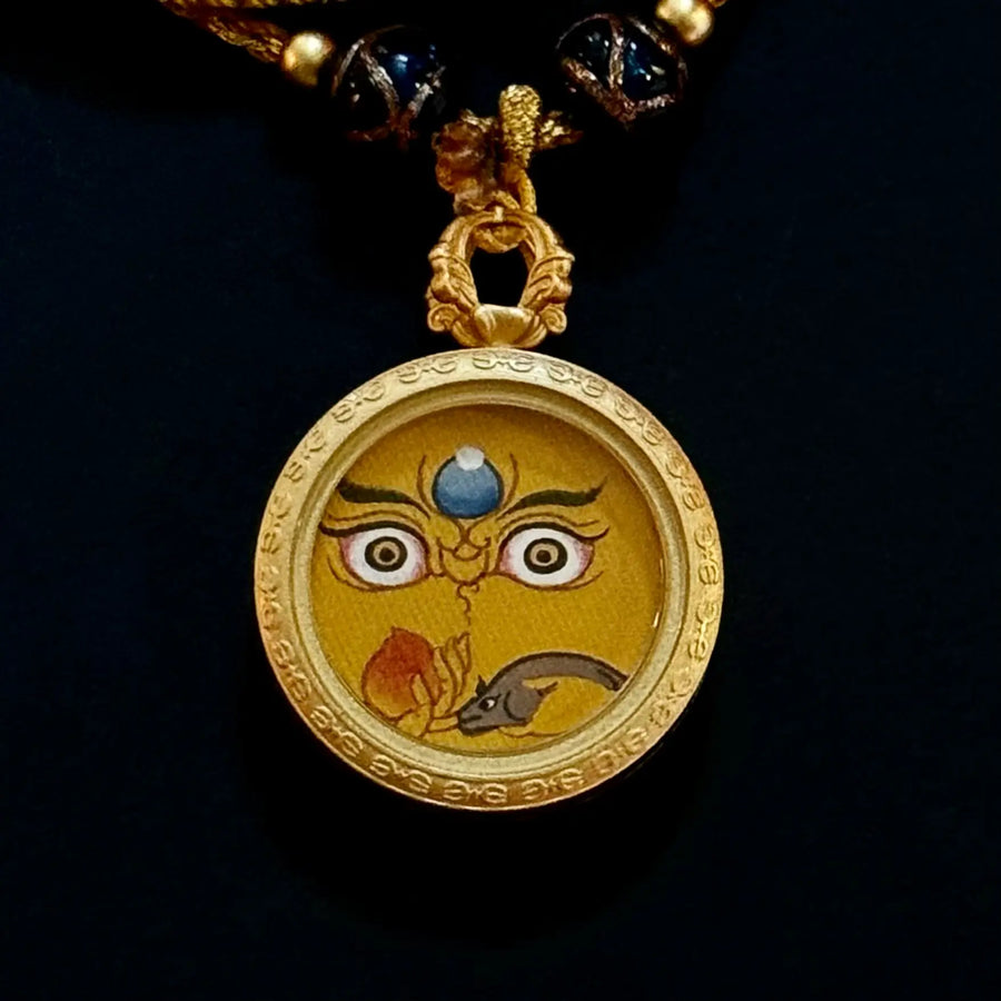 Jamhala-yellow's Dharma Eye Bracelet（黄财神法器法眼手串）