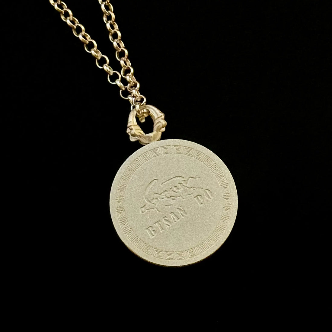 Longevity Buddha's Eye Thangka Silver Chain Necklace（长寿佛法眼银链吊坠）
