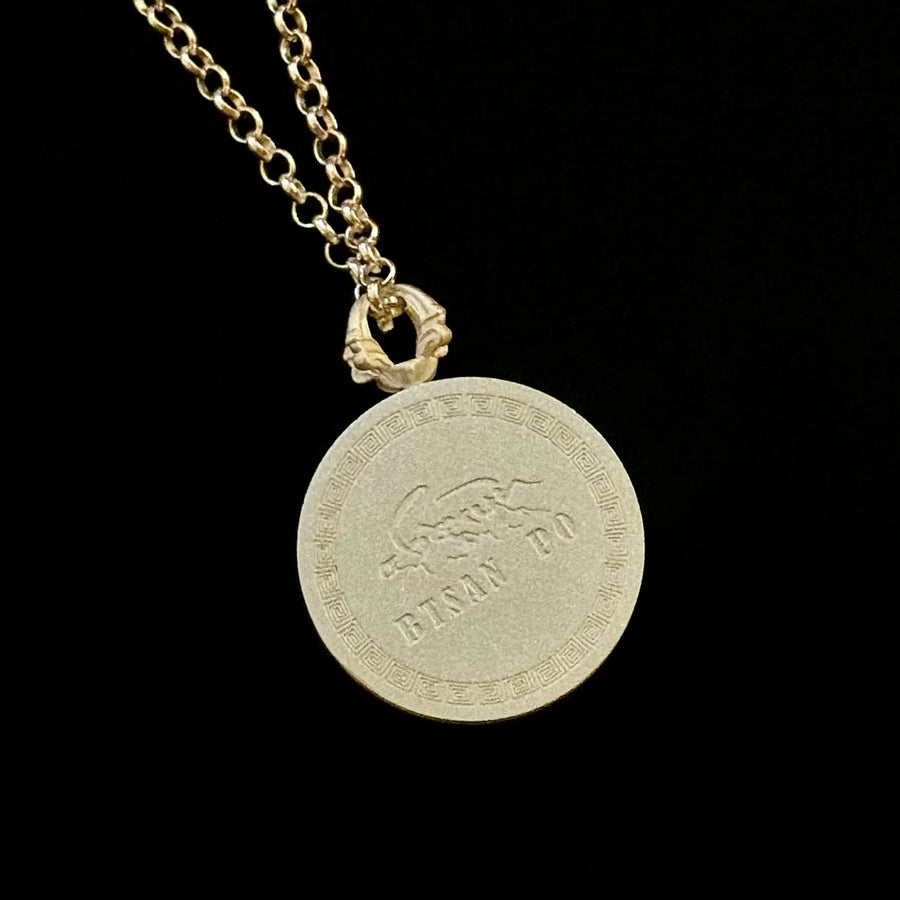 Longevity Buddha's Eye Thangka Silver Chain Necklace（长寿佛法眼银链吊坠）