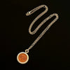 Longevity Buddha's Eye Thangka Silver Chain Necklace（长寿佛法眼银链吊坠）
