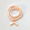 Pink Shell Four-Loop Bracelet