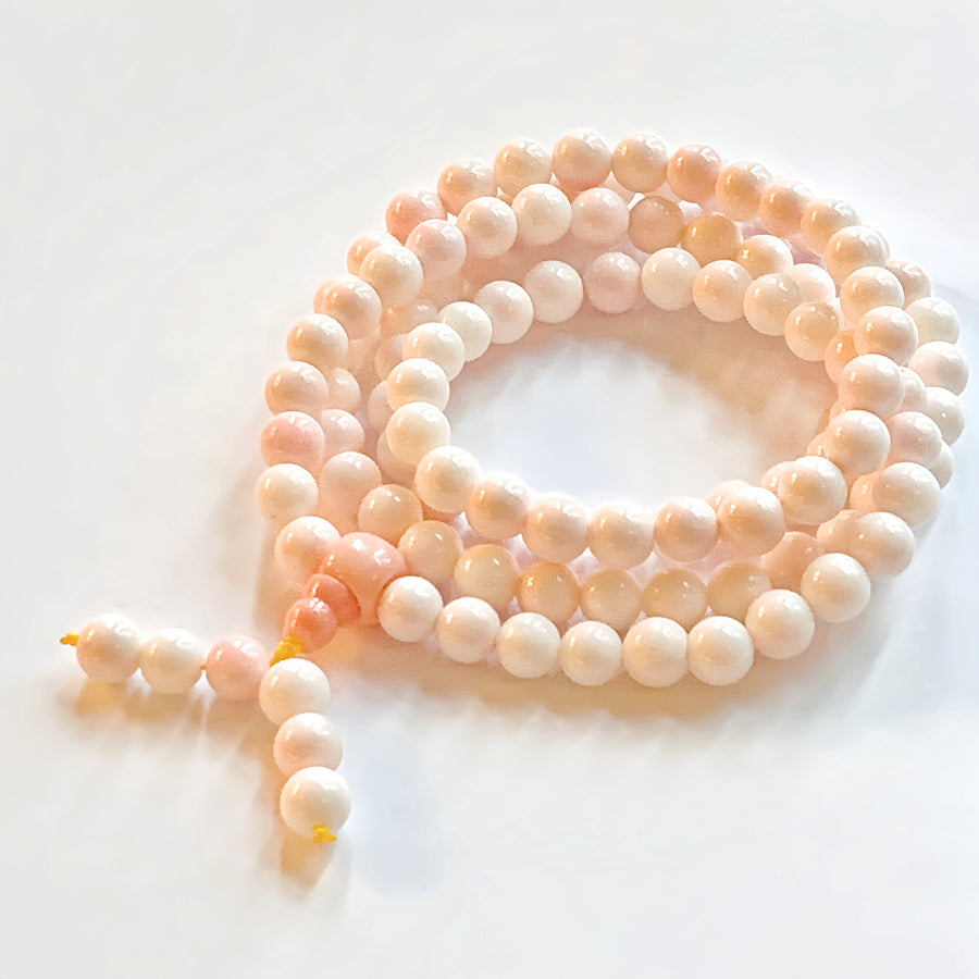 Pink Shell Four-Loop Bracelet