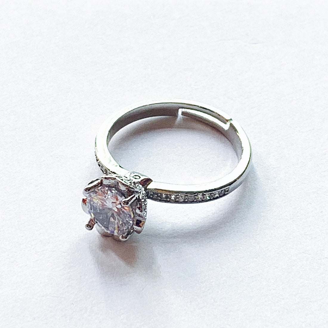 Love Heart Shape Diamond Ring