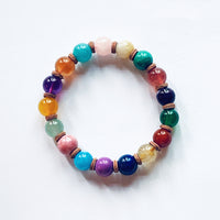 Natural Multi-crystal Bracelet