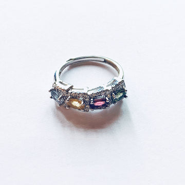 Tourmaline Row Ring