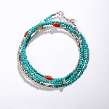 Turquoise Four-Circle Bracelet