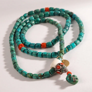 Turquoise Buddha Beads