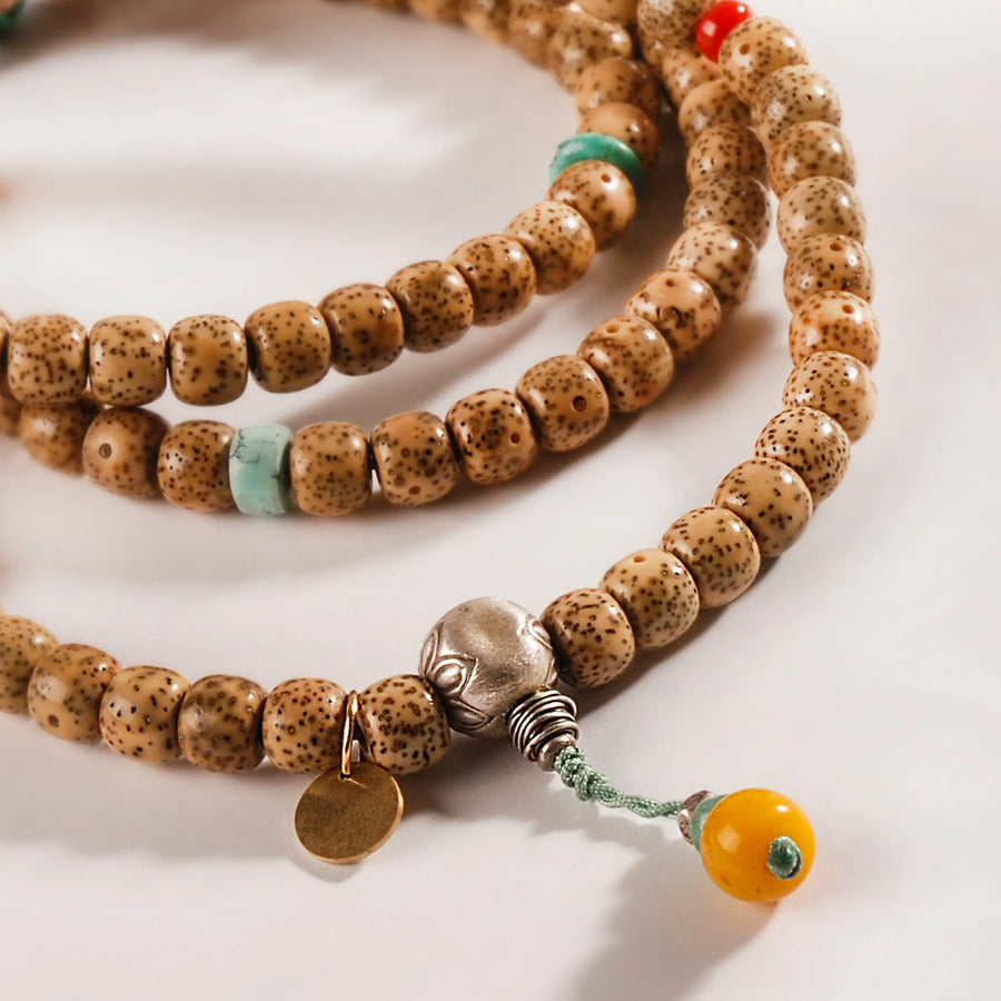 Star and Moon Bodhi Beads