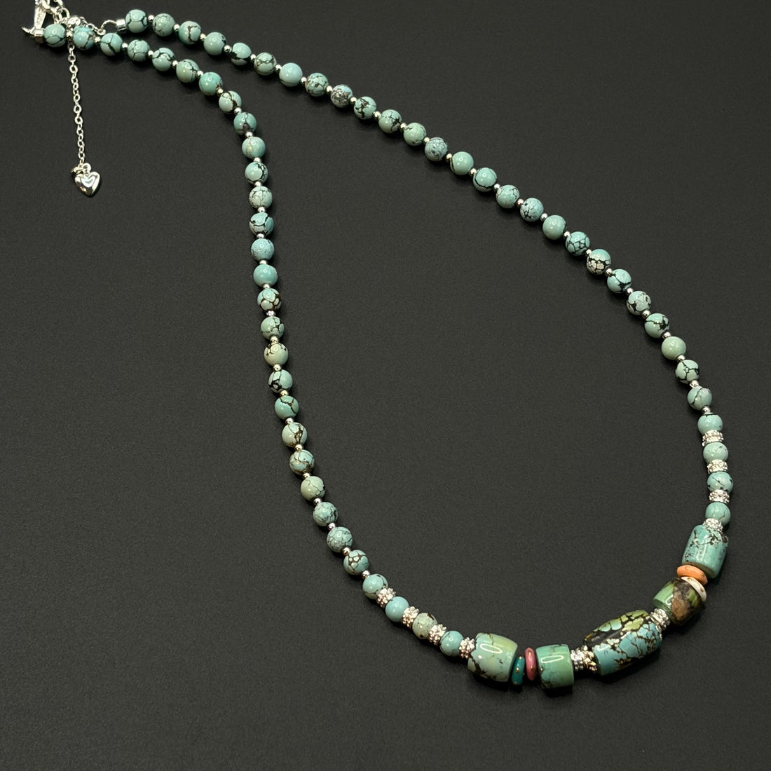 Turquoise Necklace（原矿绿松石项链）