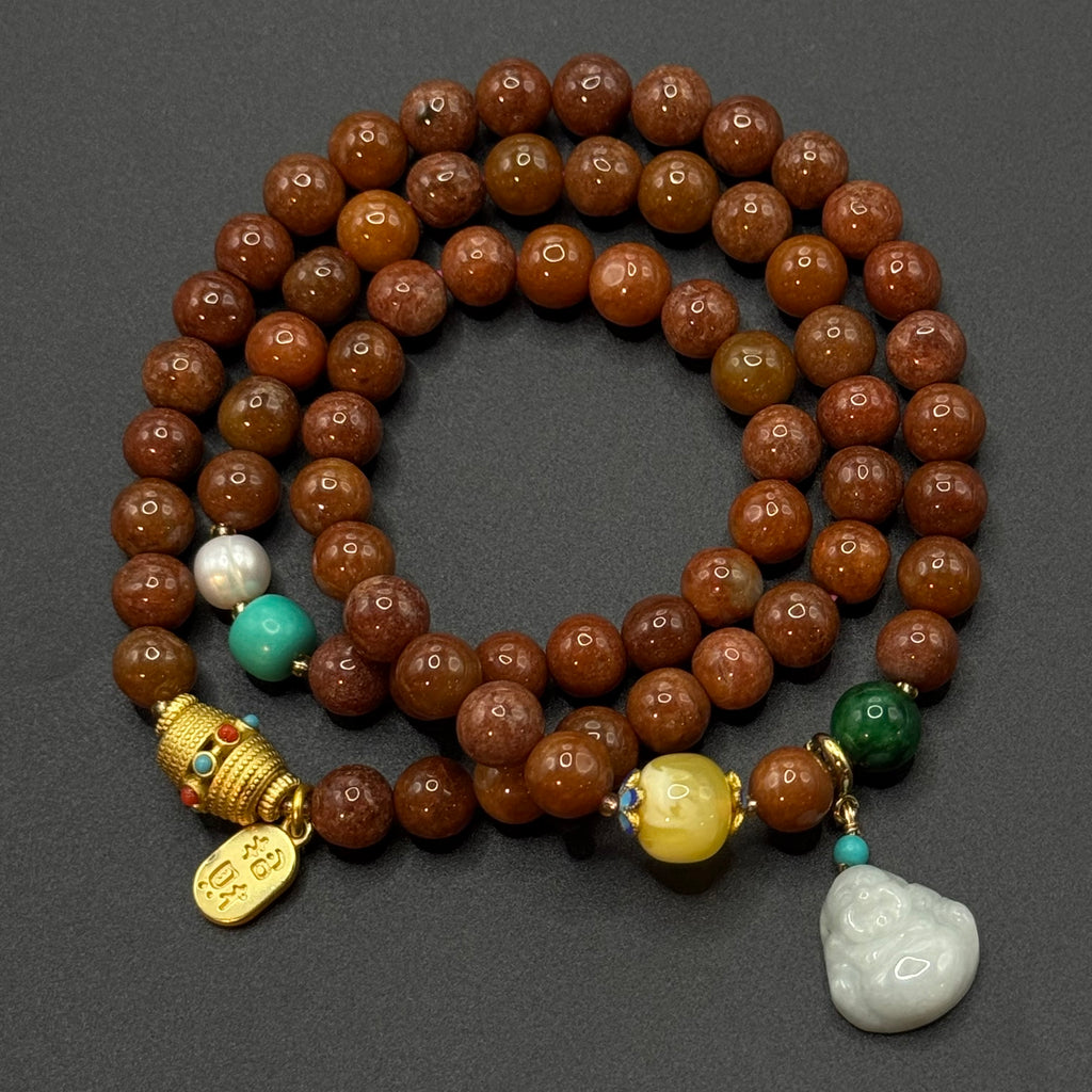 Three Circle Agate Bracelet