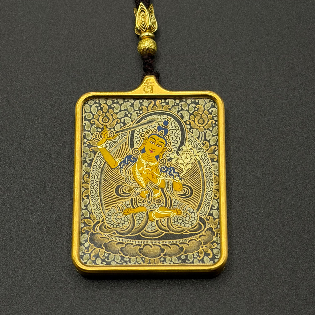 Manjushri Bodhisattva Thangka (文殊菩萨唐卡）