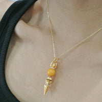 Amber Vajra Women's Pendant