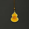 Medicine Buddha & OM Seed Syllable Gourd Thangka（药师佛&om种子字双面葫芦唐卡）