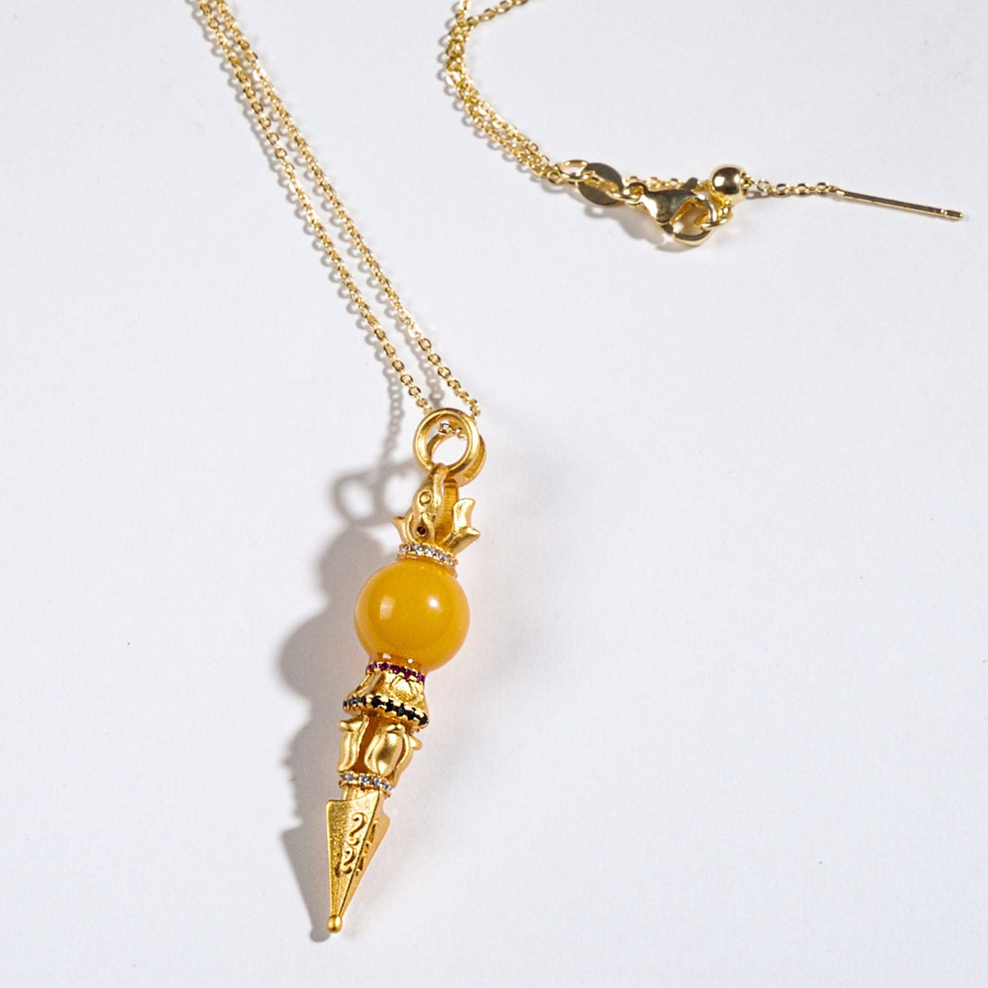 Amber Vajra Women's Pendant - BTSAN PO