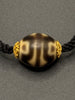 Buddha Heart Dzi Bead, Nine-Eyed Dzi & Three-Eyed Guru Rinpoche Dzi Necklace （佛心达洛＆九眼＆莲师三眼天珠项链）