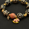 Multi-Treasure Dzi Bracelet
（小木马达洛多宝天珠手串）