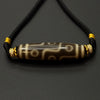 Nine-eye Dzi Bead Necklace （折线九眼天珠）
