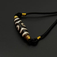 Three-eye Dzi Bead (三眼天珠）