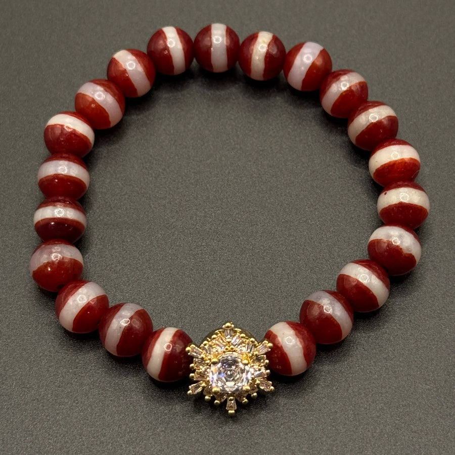 Dzi Bead Bracelet （一线药师巴西玛瑙天珠）