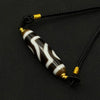 Two-Eyed Dzi Bead Necklace（如意二眼天珠项链）