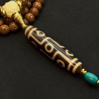 Star and Moon 108 prayer beads（虎皮陈籽星月菩提108颗）