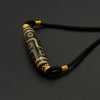 Nine-eye Dzi Bead Necklace （折线九眼天珠）