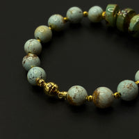 Turquoise  Bracelet（原矿绿松石手链）