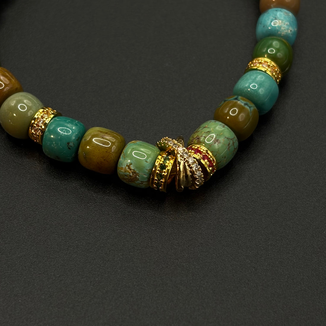 Turquoise Bracelet （原矿绿松石手串）