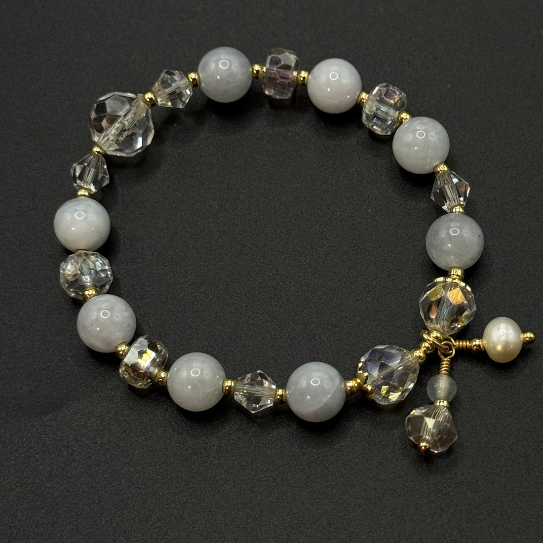Aquamarine Crystal Bracelet