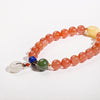 Agate & Amber Bracelet