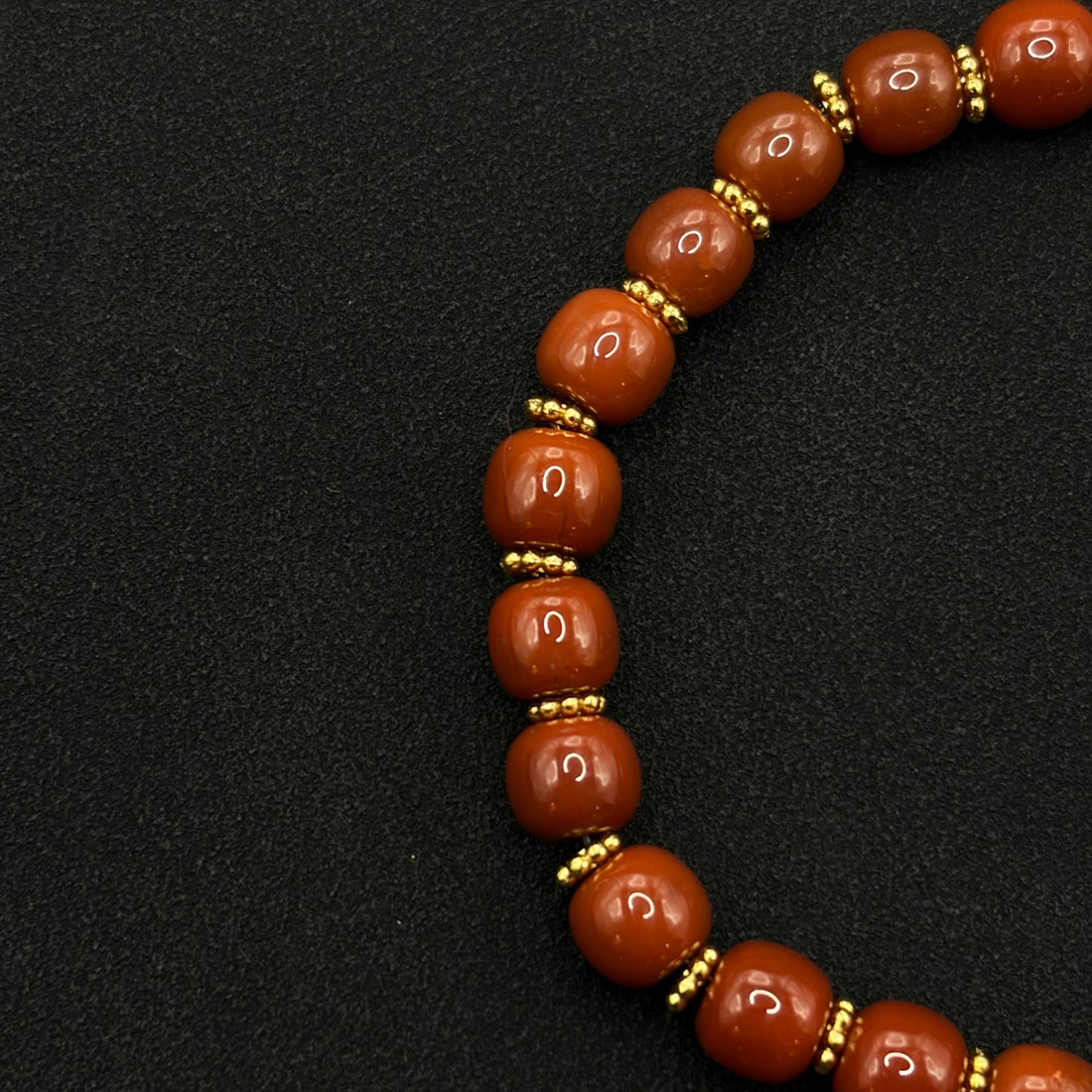 Southred Agate & pearl bracelet （锦红南红&淡水珍珠阿呆）
