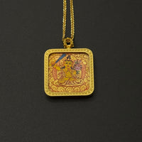Manjushri Gold-Painted Thangka（文殊菩萨金唐唐卡）