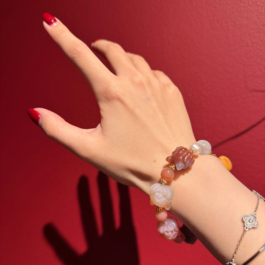 Yanyuan Agate nine-tail fox bracelet
