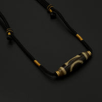 Heaven& Earth Pattern Dzi Bead Necklace（天地天珠）