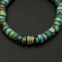 Turquoise Bracelet （原矿绿松石手串）