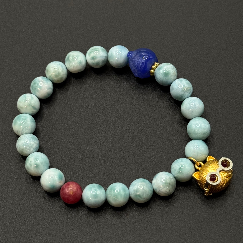 Larimar Tiger Bracelet