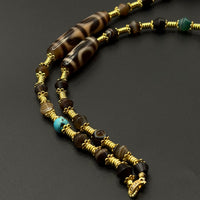 Multi Dzi Bead Necklace（多宝天珠项链）