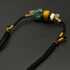 Old Tibetan Multi-Gem Necklace | Antique Amber & Old Turquoise （藏地老物件多宝项链老蜜蜡・老绿松石 牦牛骨）