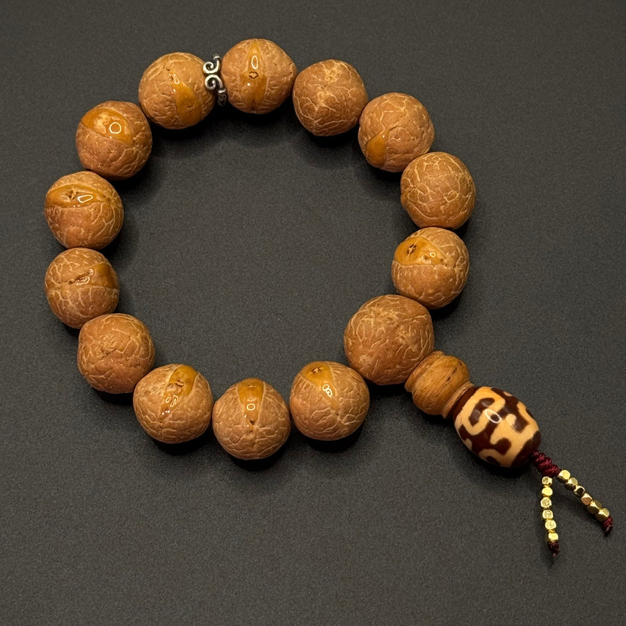 Bead Phoenix Eye Bodhi Hand Mala 13颗凤眼菩提手持（封眼）&宝瓶天珠&紧箍咒