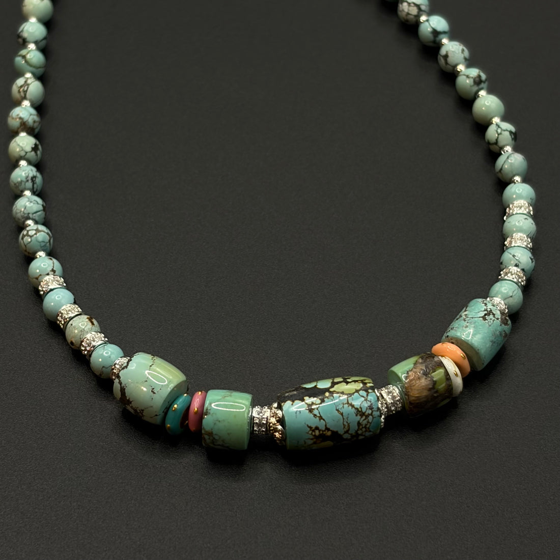 Turquoise Necklace（原矿绿松石项链）