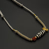 Two-eyed Dzi Bead Necklace(黑白如意二眼天珠项链）