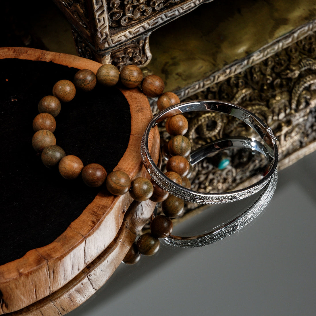 925 Silver Green Tara Bracelet