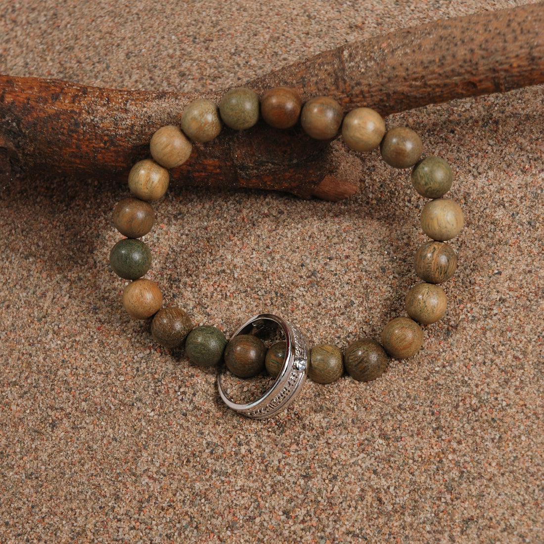 Green Tara Mantra Ring